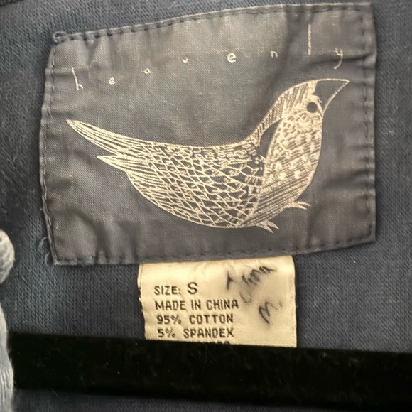 “heavenly” Light Blue Zip Up Hooded Sweatshirt- Girls Size: Small - Picture 2 of 4